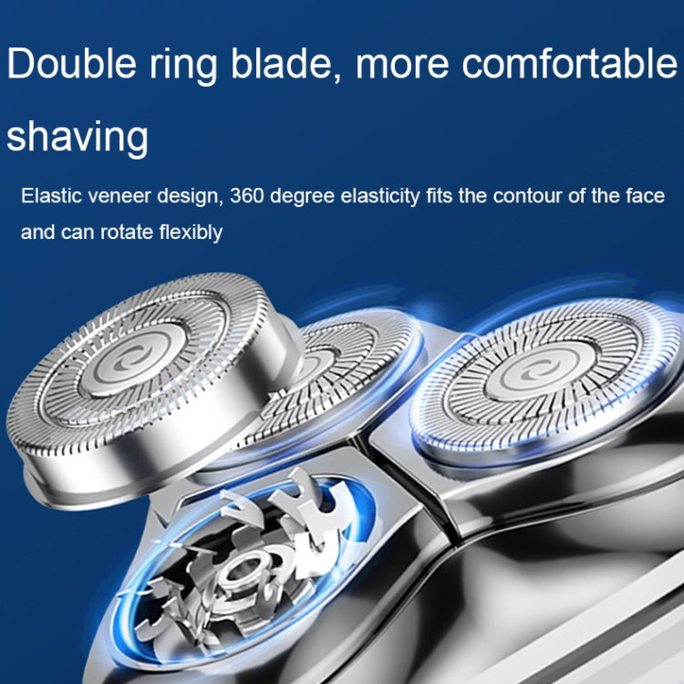 Mini Magnetic Head Shaver Smart LED Display Electric Shaver, Color: Orange - free shipping - PMC TechLife - Order now!