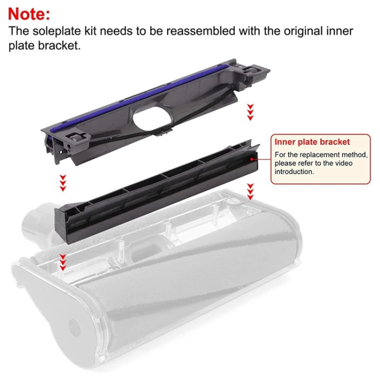 For Dyson V6 V7 V8 V10 V11 Floor Brush Roller Head Bottom Plastic Cover - For Dyson Accessories by PMC TechLife | Online Shopping South Africa | PMC TechLife | Buy Now Pay Later Mobicred