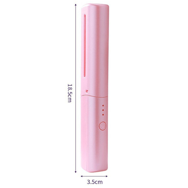 2 In 1 Portable USB Rechargeable Hair Curler Dual Usage Hair Straightening Comb(Green) - Hair Curler by PMC TechLife | Online Shopping South Africa | PMC TechLife | Buy Now Pay Later Mobicred