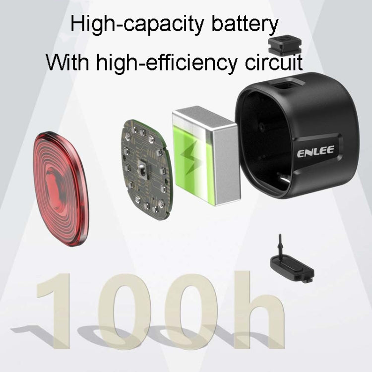 ENLEE EN09 Bicycle Tail Light Bright Warning Light For Night Riding Highway Motorcycle Lights, Model: Smart Model - free shipping - PMC TechLife - Order now!