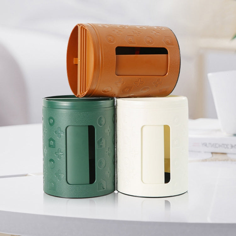 Multifunctional Desktop Tissue Box Remote Control Storage Box Organizer(Dark Green) - free shipping - PMC TechLife - Order now!