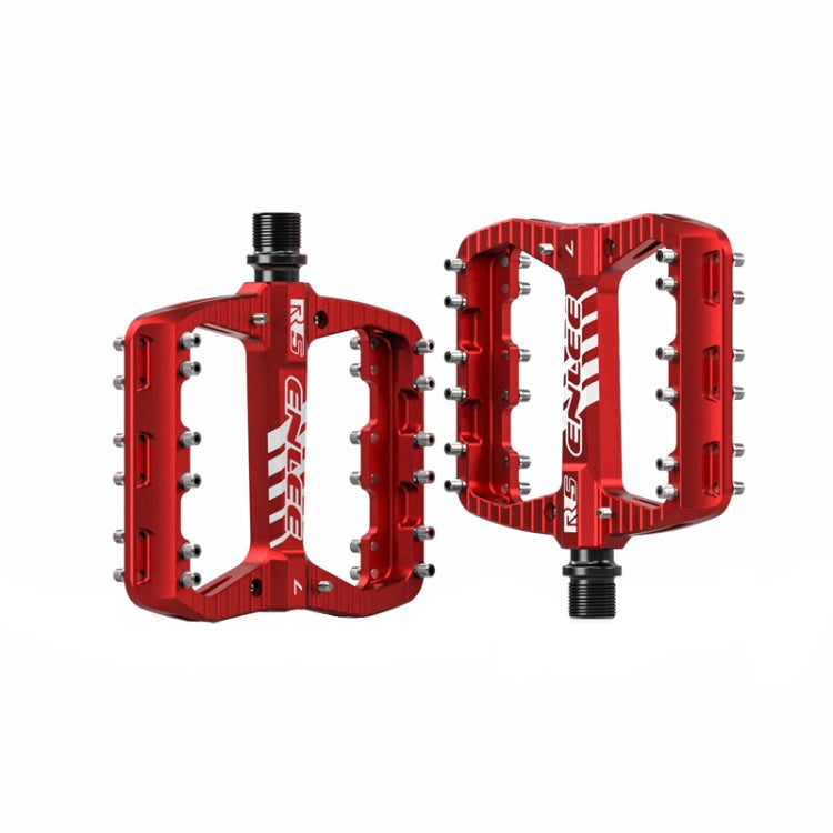 ENLEE R5 1pair Mountain Bike Pedals Bicycle Cycling Wider Non-Slip Footrest Bearing(Red) - free shipping - PMC TechLife - Order now!