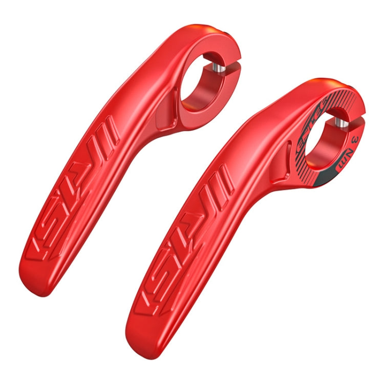 ENLEE E-45616 1pair Bicycle Handlebar Covers Cow Sheeps Horn Grips Joystick Sleeve Accessories(Red) - Bicycle Grips by ENLEE | Online Shopping South Africa | PMC TechLife | Buy Now Pay Later Mobicred