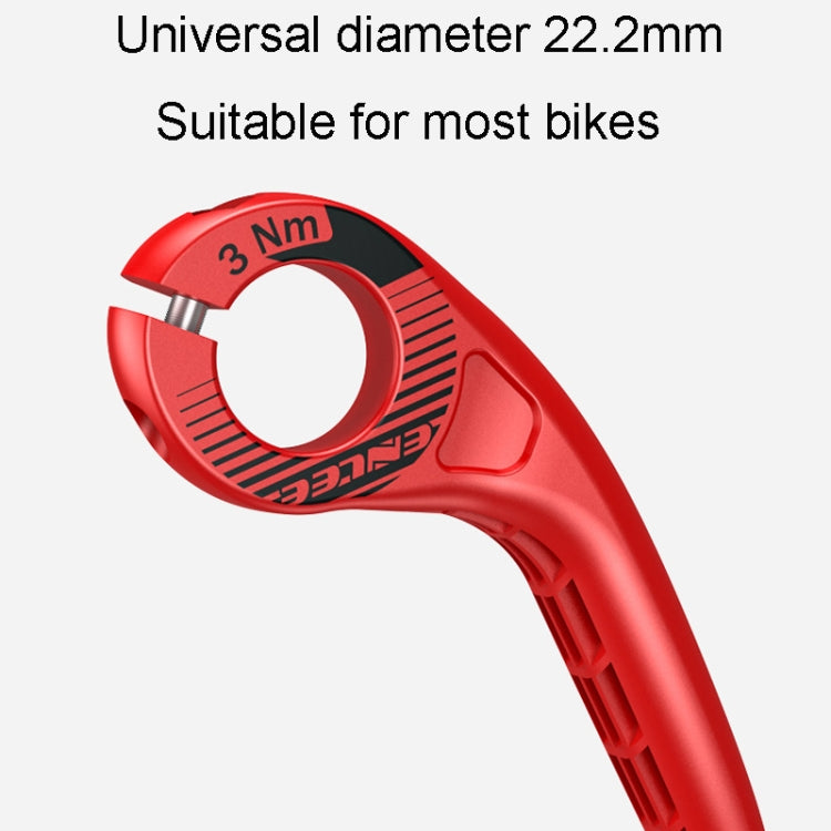 ENLEE E-45616 1pair Bicycle Handlebar Covers Cow Sheeps Horn Grips Joystick Sleeve Accessories(Red) - Bicycle Grips by ENLEE | Online Shopping South Africa | PMC TechLife | Buy Now Pay Later Mobicred