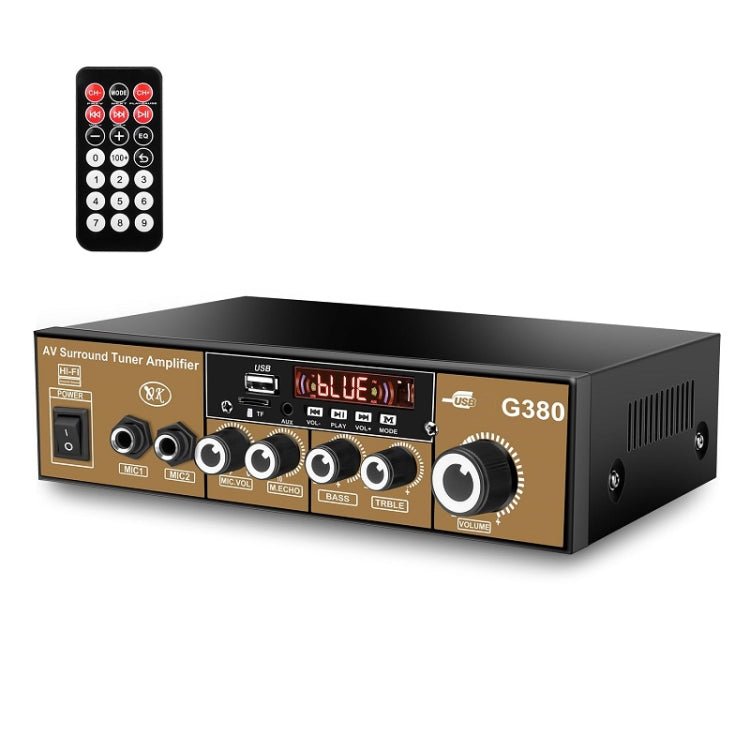 Car High-power Bluetooth Plug-in Card Digital Smart Amplifier(US Plug) - Car Amplifiers by PMC TechLife | Online Shopping South Africa | PMC TechLife