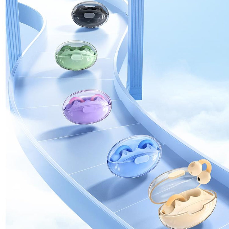 REMAX CozyBuds W15 Transparent Ear Clip Wireless Bluetooth Earphone OWS Sports Earphone(Blue) - Bluetooth Earphone by REMAX | Online Shopping South Africa | PMC TechLife | Buy Now Pay Later Mobicred