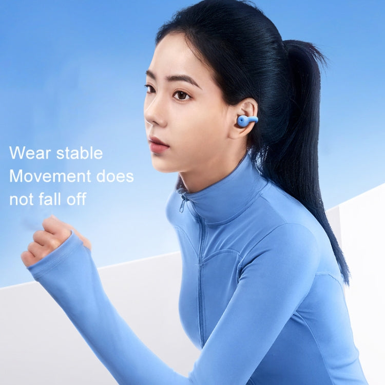 REMAX CozyBuds W15 Transparent Ear Clip Wireless Bluetooth Earphone OWS Sports Earphone(Blue) - Bluetooth Earphone by REMAX | Online Shopping South Africa | PMC TechLife | Buy Now Pay Later Mobicred
