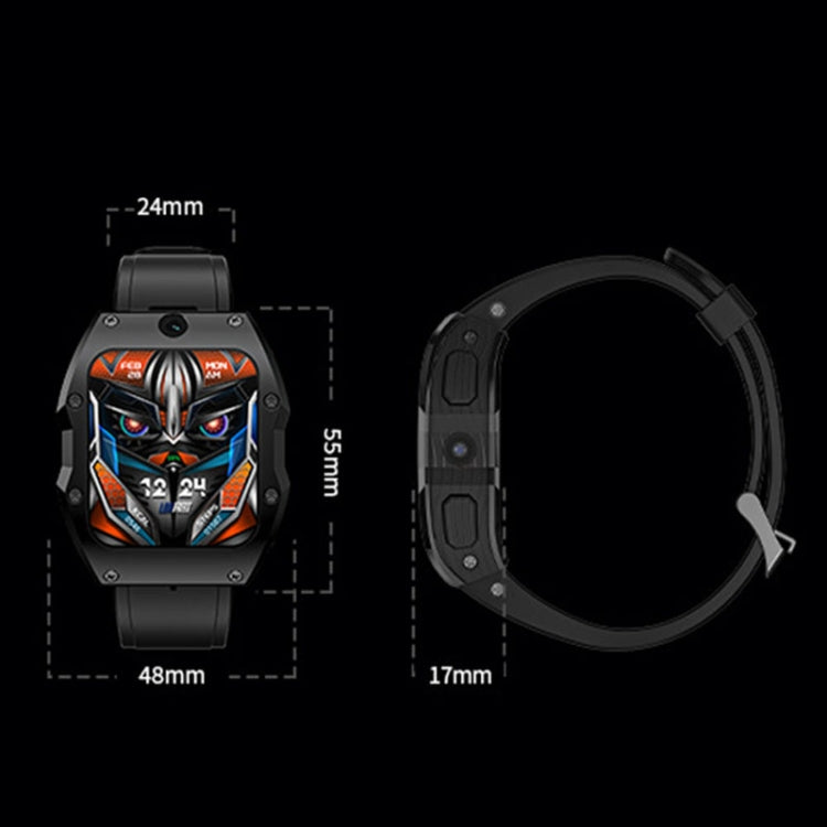 LOKMAT Appllp 3 Max 2.02-Inch Plug Card 4G Call Waterproof Sport Smart Watch With SOS(Black) - free shipping - PMC TechLife - Order now!