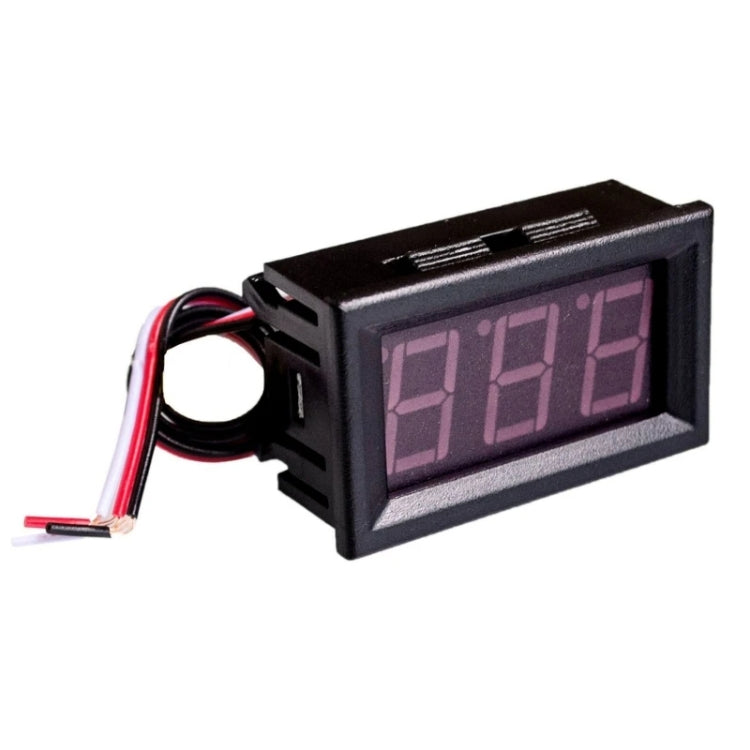 0V-30V 3 Wire DC Voltmeter Terminal 0.56 Inch LED Digital Voltmeter Accessories Reverse Connection Protection, Color: Blue - free shipping - PMC TechLife - Order now!