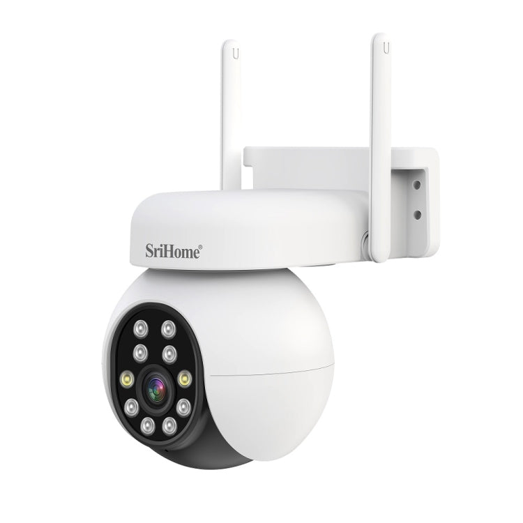 SriHome SH052 Wifi 5MP Wireless PTZ IP AI Auto Tracking Sound&Light Alarm Starlight Color Night Vision Outdoors Surveillance Camera, Plug: UK - free shipping - PMC TechLife - Order now!