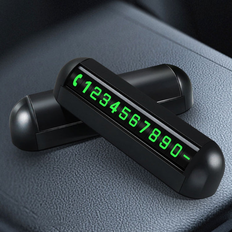 Automobile Temporary Parking License Plate Move Car Phone Number Cards(Black) - Parking Card by PMC TechLife | Online Shopping South Africa | PMC TechLife