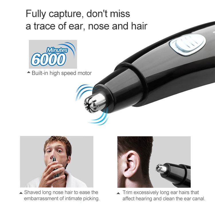 Xiaomi Youpin Riwa RA-555B Waterproof Rechargeable Eyebrow Trimming and Nose Hair Trimmer for Men - free shipping - PMC TechLife - Order now!