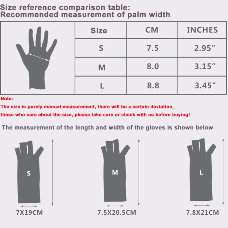 Black Fiber A Pair Sports Breathable Health Care Half Finger Gloves Rehabilitation Training Arthritis Pressure Gloves, Size:M - Safety Gloves by PMC TechLife | Online Shopping South Africa | PMC TechLife