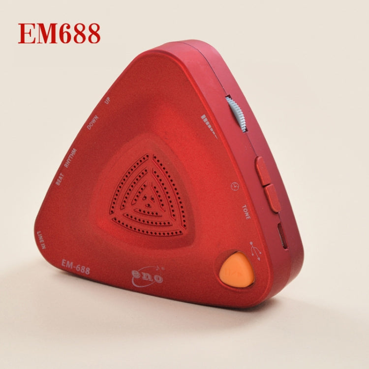 ENO EM-688 Electronic Vocal Rechargeable Metronome For Piano/Guitar/Drum/Guzheng/Violin(Red) - Stringed Instruments by PMC TechLife | Online Shopping South Africa | PMC TechLife