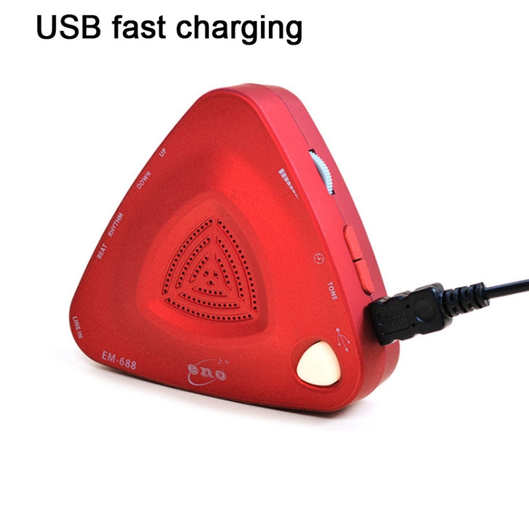 ENO EM-688 Electronic Vocal Rechargeable Metronome For Piano/Guitar/Drum/Guzheng/Violin(Black) - Stringed Instruments by PMC TechLife | Online Shopping South Africa | PMC TechLife