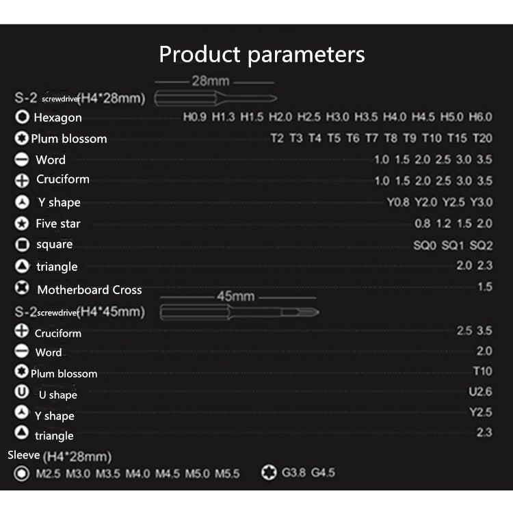 JM-8172 73 In 1 Combination Screwdriver Set Mobile Phone Computer Game Machine Model Removal Tool - free shipping - PMC TechLife - Order now!