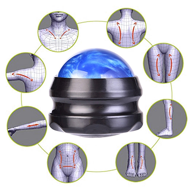 Body Therapy Foot Back Waist Hip Relaxer Massage Roller Ball(Blue) - Massage & Relaxation by PMC TechLife | Online Shopping South Africa | PMC TechLife