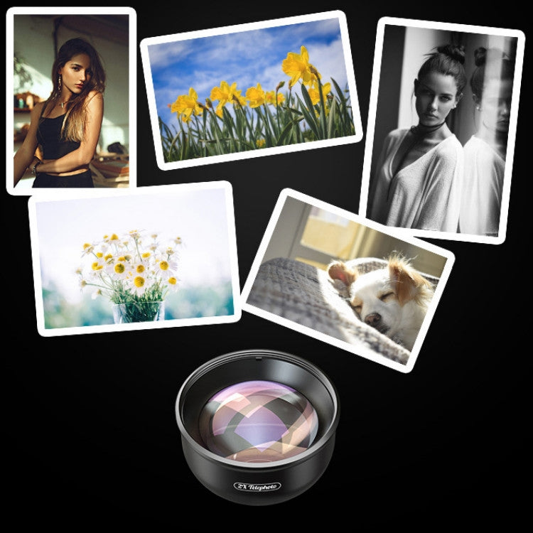 APEXEL APL-HB2X 2X Telephoto Lens Extended Professional HD External Mobile Phone Universal Lens - free shipping - PMC TechLife - Order now!