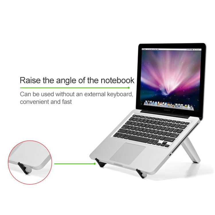 Tablet PC Laptop Desktop Bracket Cooling Triangle Bracket(Black) - Laptop Stand by PMC TechLife | Online Shopping South Africa | PMC TechLife