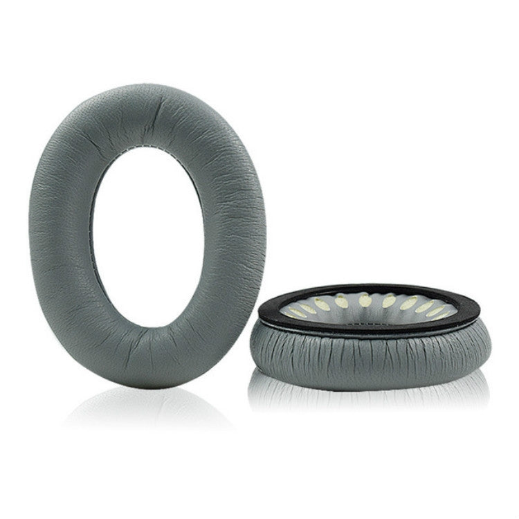 2 PCS For BOSE QC15 / QC25 / QC35 Lambskin Leather Earphone Cover Earmuffs(White) - Earmuff & Pad by PMC TechLife | Online Shopping South Africa | PMC TechLife