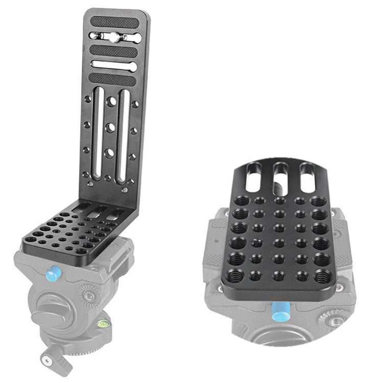 BEXIN L130C L-shaped Vertical Clapper Hydraulic Pan/tilt Tripod Quick Release Plate for DJI RONIN-S Gimbal - free shipping - PMC TechLife - Order now!