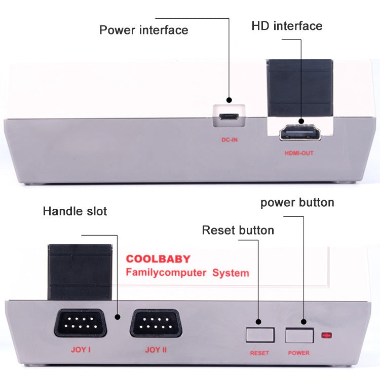 Retro Classic TV Mini HDMI HD Video Game Console, Built-in 600 Games - free shipping - PMC TechLife - Order now!