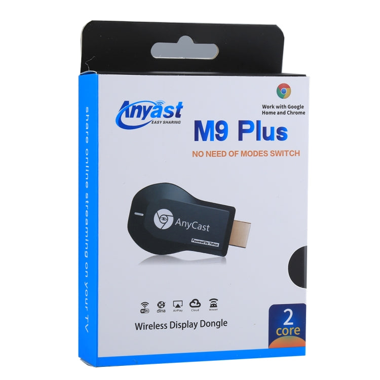 AnyCast M9 Plus Wireless WiFi Display Dongle Receiver Airplay Miracast DLNA 1080P HDMI TV Stick for iPhone, Samsung, and other Android Smartphones - Wireless Display Dongle by PMC TechLife | Online Shopping South Africa | PMC TechLife | Buy Now Pay Later Mobicred
