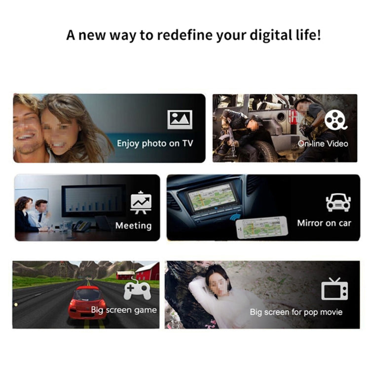 AnyCast M9 Plus Wireless WiFi Display Dongle Receiver Airplay Miracast DLNA 1080P HDMI TV Stick for iPhone, Samsung, and other Android Smartphones - Wireless Display Dongle by PMC TechLife | Online Shopping South Africa | PMC TechLife | Buy Now Pay Later Mobicred