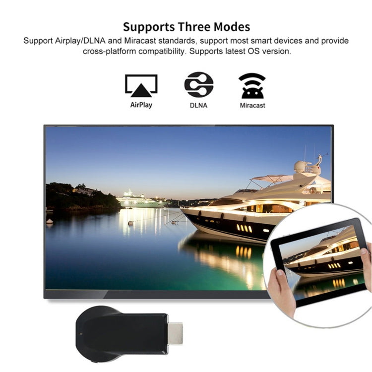 AnyCast M9 Plus Wireless WiFi Display Dongle Receiver Airplay Miracast DLNA 1080P HDMI TV Stick for iPhone, Samsung, and other Android Smartphones - Wireless Display Dongle by PMC TechLife | Online Shopping South Africa | PMC TechLife | Buy Now Pay Later Mobicred