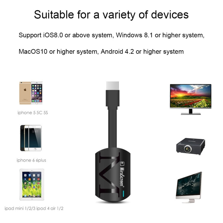 MiraScreen G4 Wireless HDMI Dongle HD 1080P TV Stick WiFi Media Player Miracast - Wireless Display Dongle by PMC TechLife | Online Shopping South Africa | PMC TechLife