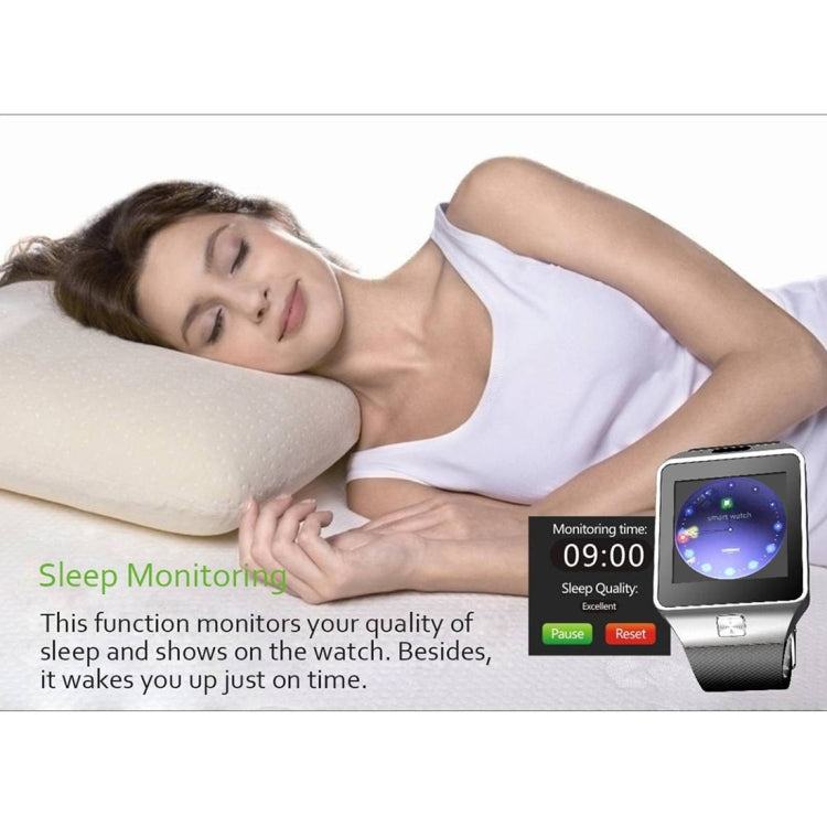 DZ09 1.56 inch Screen Bluetooth 3.0 Android 4.1 OS Above Smart Watch Phone with Bluetooth Call & Call Reminder & Sleep Monitor & Pedometer & Sedentary Reminder & Calendar & SMS & Audio and Video Player & Anti-loss Function(Black) - Smart Watches by PMC TechLife | Online Shopping South Africa | PMC TechLife | Buy Now Pay Later Mobicred