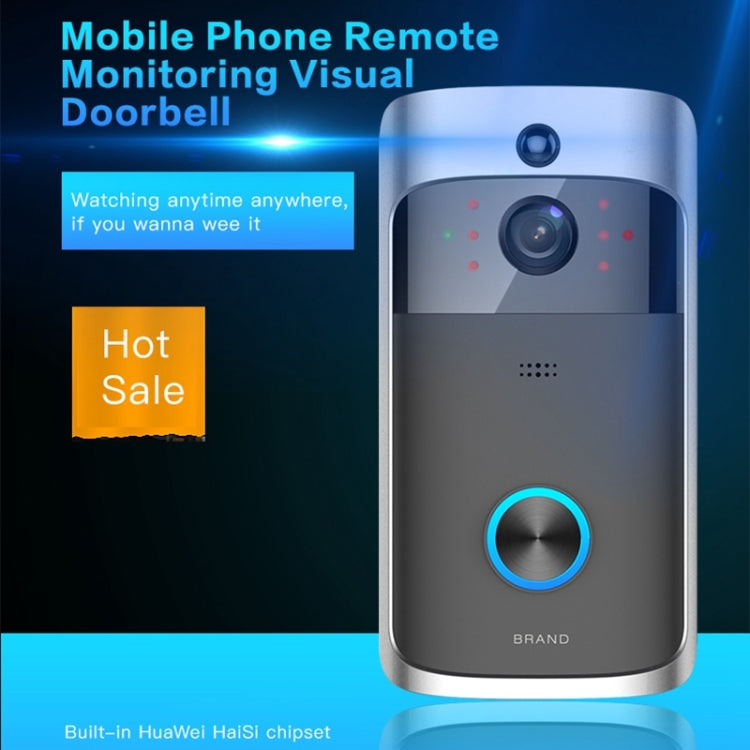 M3 720P Smart WIFI Ultra Low Power Video Visual Doorbell,Support Mobile Phone Remote Monitoring & Night Vision(Black) - free shipping - PMC TechLife - Order now!