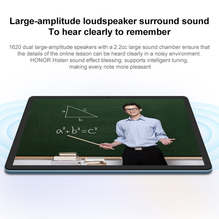 Honor Pad X8 AGM3-W09HN WiFi, 10.1 inch, 6GB+128GB, Magic UI 4.0 MediaTek MT8786 Octa Core, Support BT / GPS / OTG, Not Support Google(Blue) - free shipping - PMC TechLife - Order now!