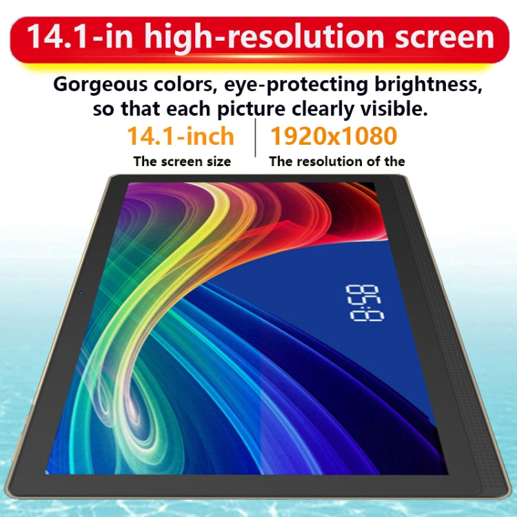 M101 4G LTE Tablet PC, 14.1 inch, 4GB+128GB, Android 8.1 MTK6797 Deca Core 2.1GHz, Dual SIM, Support GPS, OTG, WiFi, BT(Blue) - Others by PMC TechLife | Online Shopping South Africa | PMC TechLife