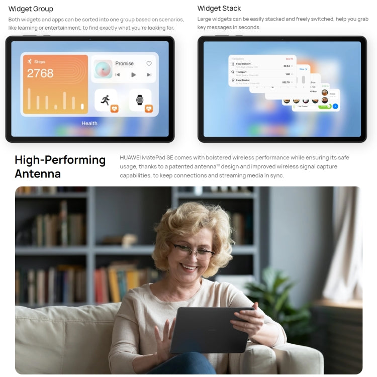 HUAWEI MatePad SE Wi-Fi, 10.4 inch, 6GB+128GB, HarmonyOS 3 Qualcomm Snapdragon 680 Octa Core, Support Dual WiFi / BT, Not Support Google Play(Blue) - free shipping - PMC TechLife - Order now!