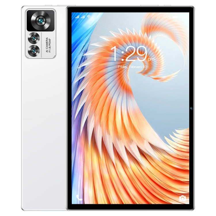 12S Pro 4G LTE Tablet PC, 10.1 inch, 4GB+64GB, Android 8.1  MTK6755 Octa-core 2.0GHz, Support Dual SIM / WiFi / Bluetooth / GPS (White) - 10.1 inch by PMC TechLife | Online Shopping South Africa | PMC TechLife