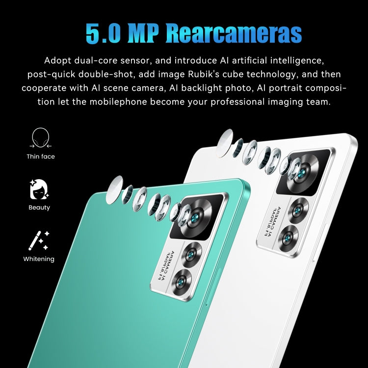 12S Pro 4G LTE Tablet PC, 10.1 inch, 4GB+64GB, Android 8.1  MTK6755 Octa-core 2.0GHz, Support Dual SIM / WiFi / Bluetooth / GPS (White) - 10.1 inch by PMC TechLife | Online Shopping South Africa | PMC TechLife