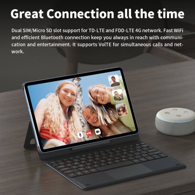 HEADWOLF Hpad1 4G LTE, 10.4 inch, 8GB+128GB, Android 11 Unisoc T618 Octa Core up to 2.0GHz, Support Dual SIM & WiFi & Bluetooth, Global Version with Google Play, US Plug(Blue) - free shipping - PMC TechLife - Order now!