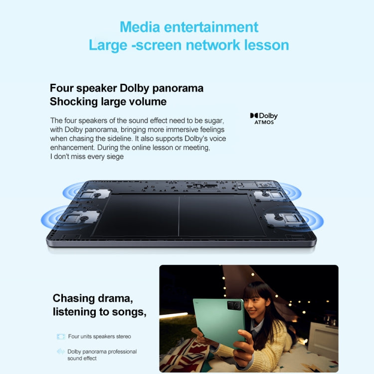 Xiaomi Redmi Pad, 10.6 inch, 4GB+128GB, MIUI Pad 13 OS MediaTek Helio G99 Octa Core up to 2.2GHz, 8000mAh Battery, Support BT WiFi, Not Support Google Play(Silver) - free shipping - PMC TechLife - Order now!