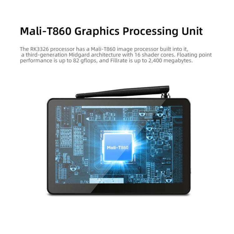 PiPo X10RK Mini Tablet PC Box, 10.1 inch, 2GB+32GB, Android 7.1.2 RK3326 Quad-core Cortex A35 up to 1.5GHz Support WiFi & Bluetooth & TF Card & HDMI & RJ45, US Plug(Black) - free shipping - PMC TechLife - Order now!