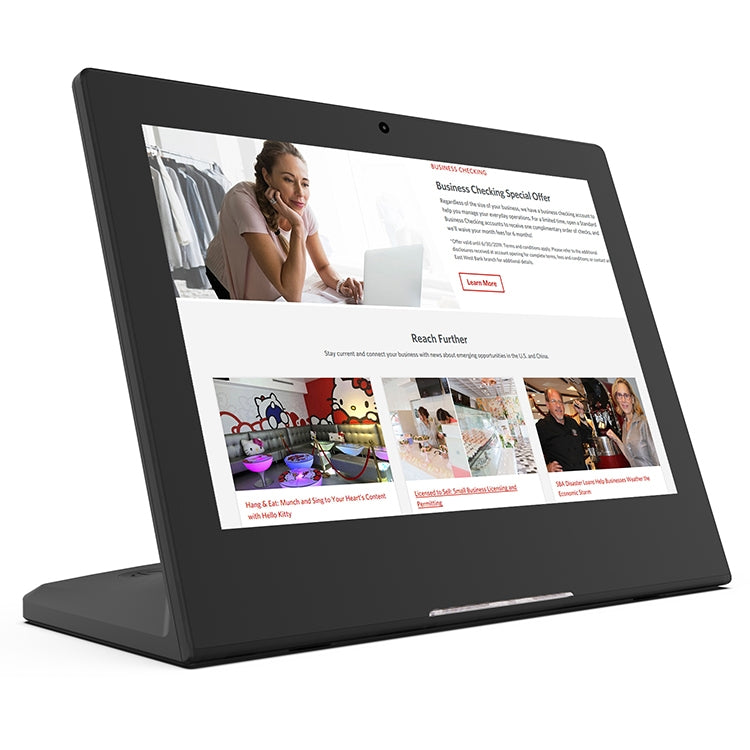 10.1 inch IPS Screen All in One PC, 1GB+16GB, Android 6.0, Quad Core Cortex A17, 1.2G, RK3128, Support RJ45 & Bluetooth & WiFi & TF Card & HDMI (Black) - All in One PC by PMC TechLife | Online Shopping South Africa | PMC TechLife