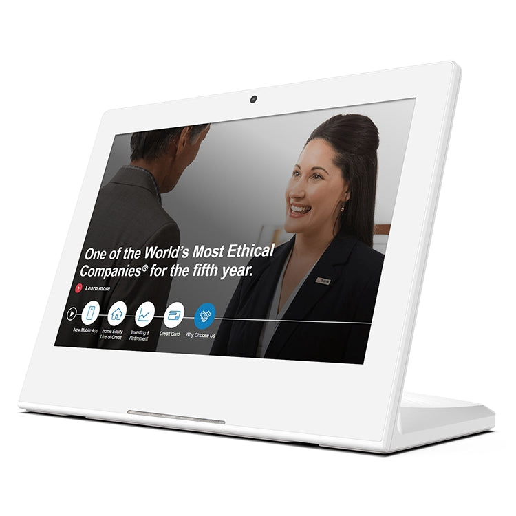 10.1 inch IPS Screen All in One PC, 1GB+16GB, Android 6.0, Quad Core Cortex A17, 1.2G, RK3128, Support RJ45 & Bluetooth & WiFi & TF Card & HDMI (White) - All in One PC by PMC TechLife | Online Shopping South Africa | PMC TechLife