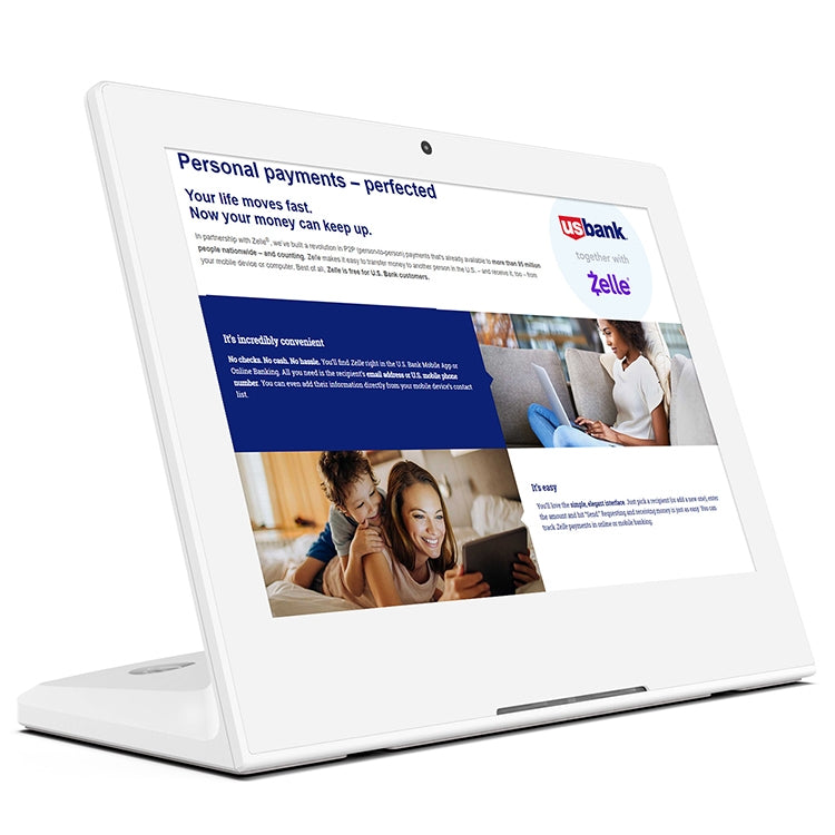 10.1 inch IPS Screen All in One PC, 1GB+16GB, Android 6.0, Quad Core Cortex A17, 1.2G, RK3128, Support RJ45 & Bluetooth & WiFi & TF Card & HDMI (White) - All in One PC by PMC TechLife | Online Shopping South Africa | PMC TechLife