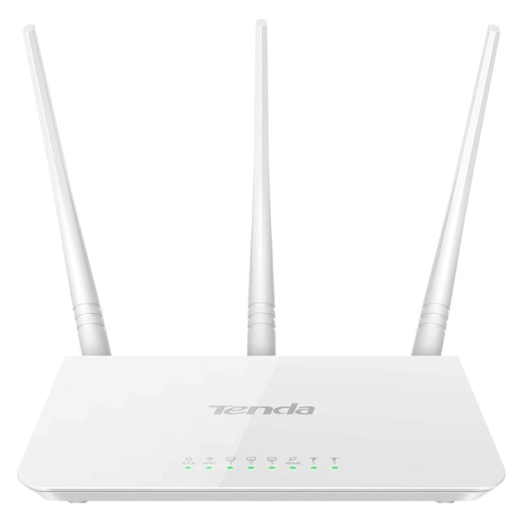 Tenda F3 Wireless 2.4GHz 300Mbps WiFi Router with 3*5dBi External Antennas(White) - free shipping - PMC TechLife - Order now!