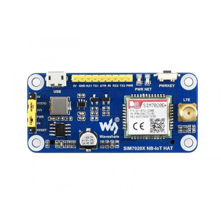 Waveshare NB-IoT HAT for Raspberry Pi, for Europe, Asia, Africa, Australia - free shipping - PMC TechLife - Order now!
