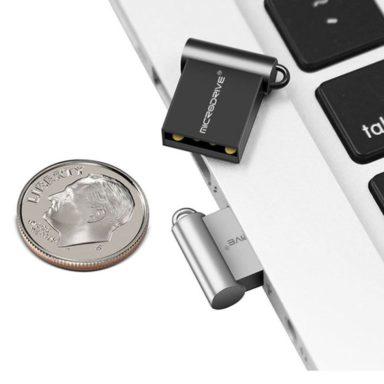 MicroDrive 64GB USB 2.0 Metal Mini USB Flash Drives U Disk (Black) - free shipping - PMC TechLife - Order now!