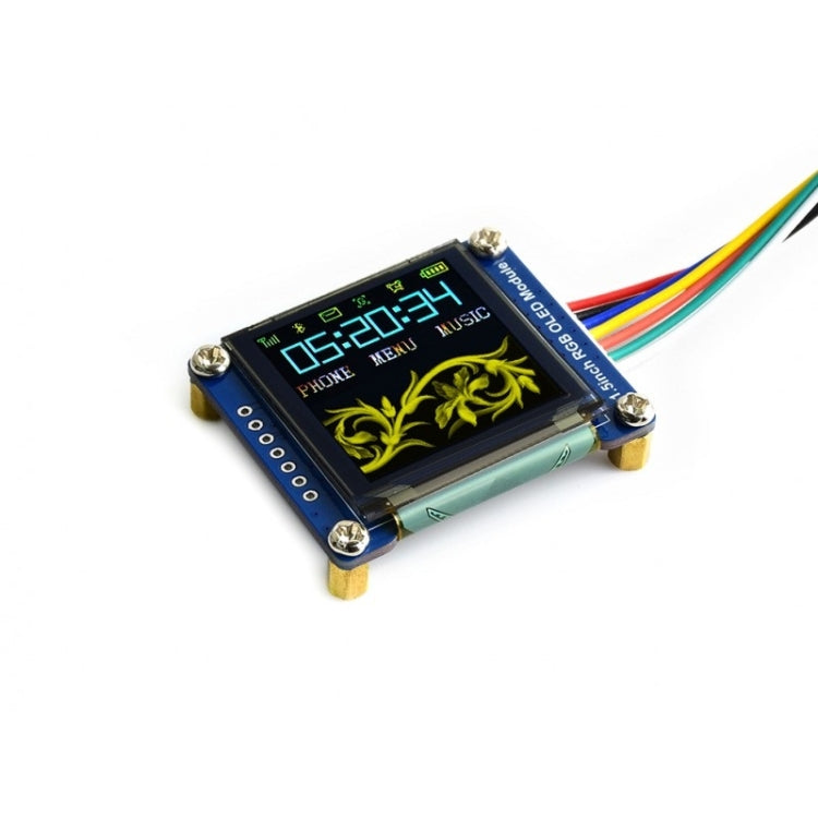 Waveshare General 1.5 inch 128x128 16-bit High Color RGB OLED Display Module - free shipping - PMC TechLife - Order now!