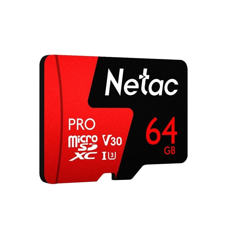 Netac P500 PRO 64GB U3 Speed Level Automobile Data Recorder Monitor Camera Memory Card TF Card - Micro SD Card by Netac | Online Shopping South Africa | PMC TechLife | Buy Now Pay Later Mobicred