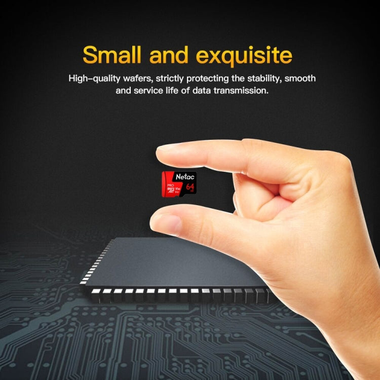 Netac P500 PRO 64GB U3 Speed Level Automobile Data Recorder Monitor Camera Memory Card TF Card - Micro SD Card by Netac | Online Shopping South Africa | PMC TechLife | Buy Now Pay Later Mobicred