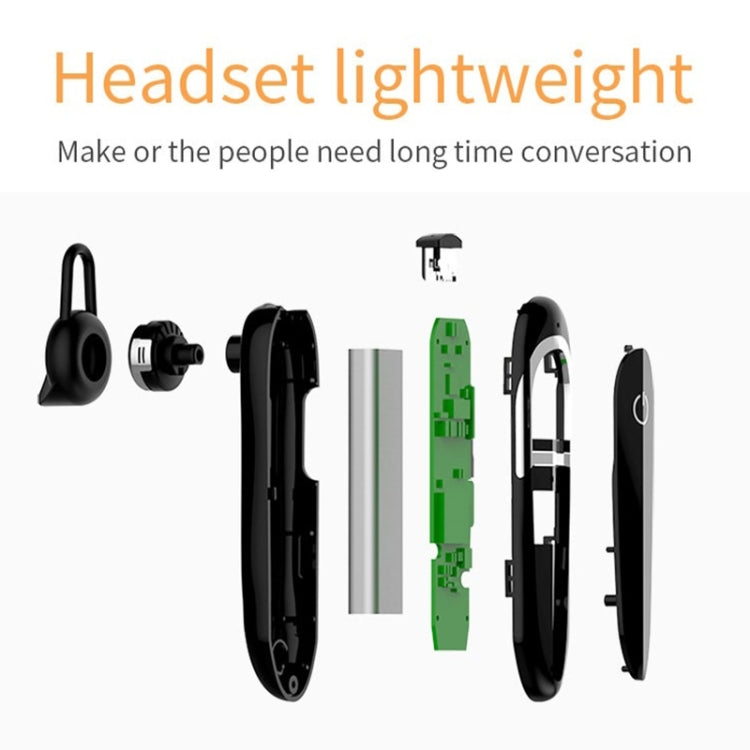 Moloke D5 Hanging Ear Type Business Bluetooth Waterproof Anti-sweat Noise Cancelling Earphone HiFi Sound Headset - free shipping - PMC TechLife - Order now!